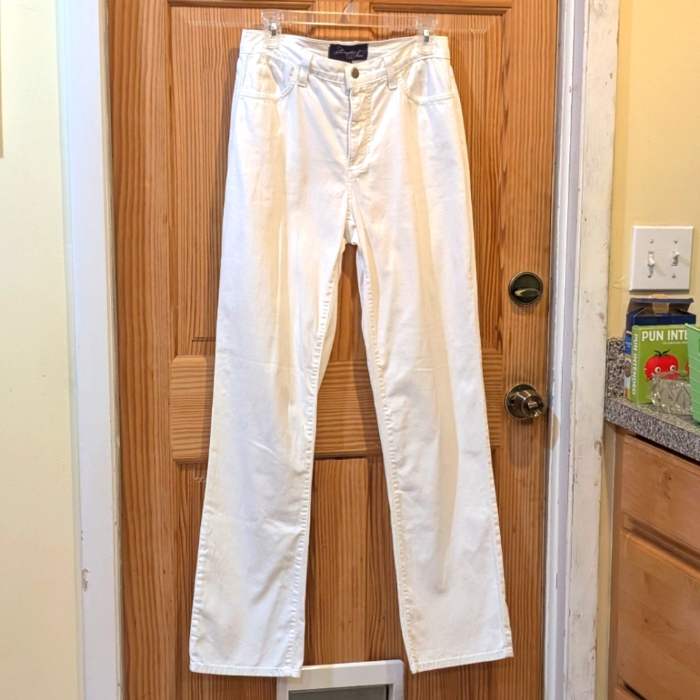Not Your Daughters  White High-Waisted Jeans Size 6